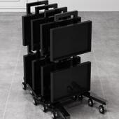 网红理发店推不锈钢发廊工具车理发发剪可车折叠专用车烫染 防染