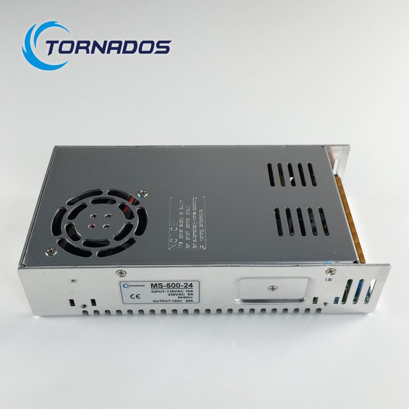 00W2A4V20单MS-500-245小体积组开关电源24V500W工业工GNL控直流