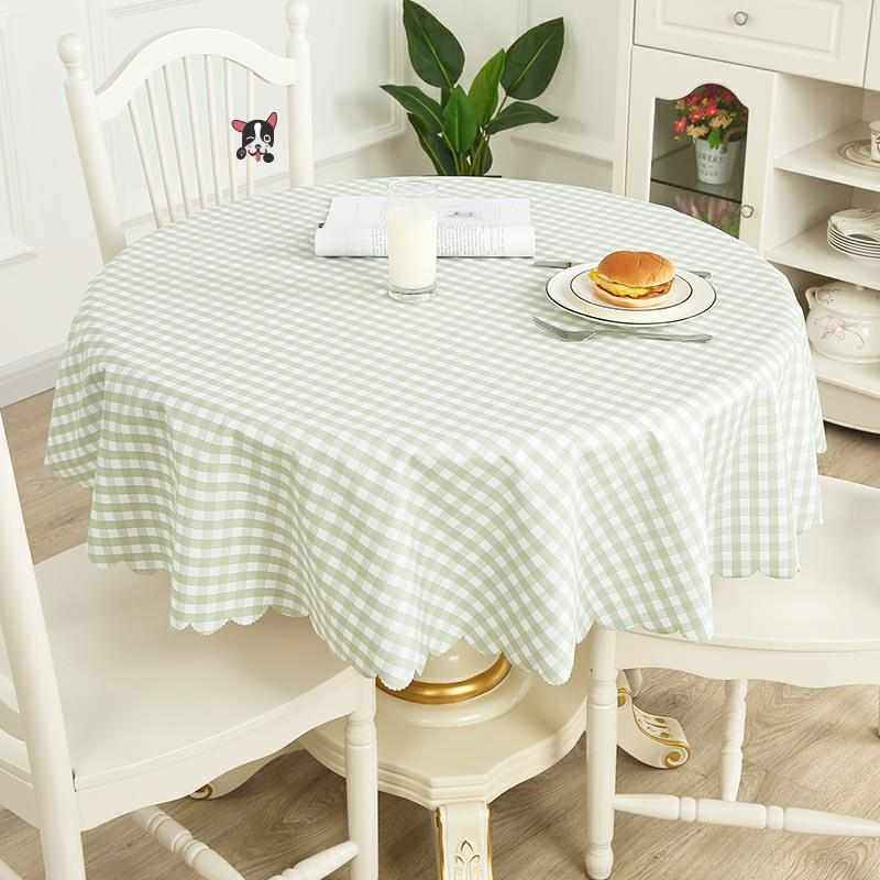 北欧圆桌布防水防油免洗隔热圆形餐桌布茶几桌垫家用塑料台布,居家布艺,椅套/椅垫,淘宝优惠券,粉丝福利购,淘宝优惠卷