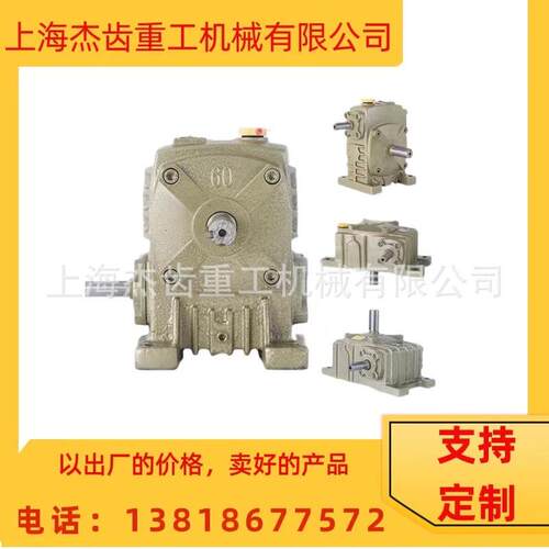 wpds蜗轮蜗杆减速机小型低速变速箱WPDS60速比1/40gear box