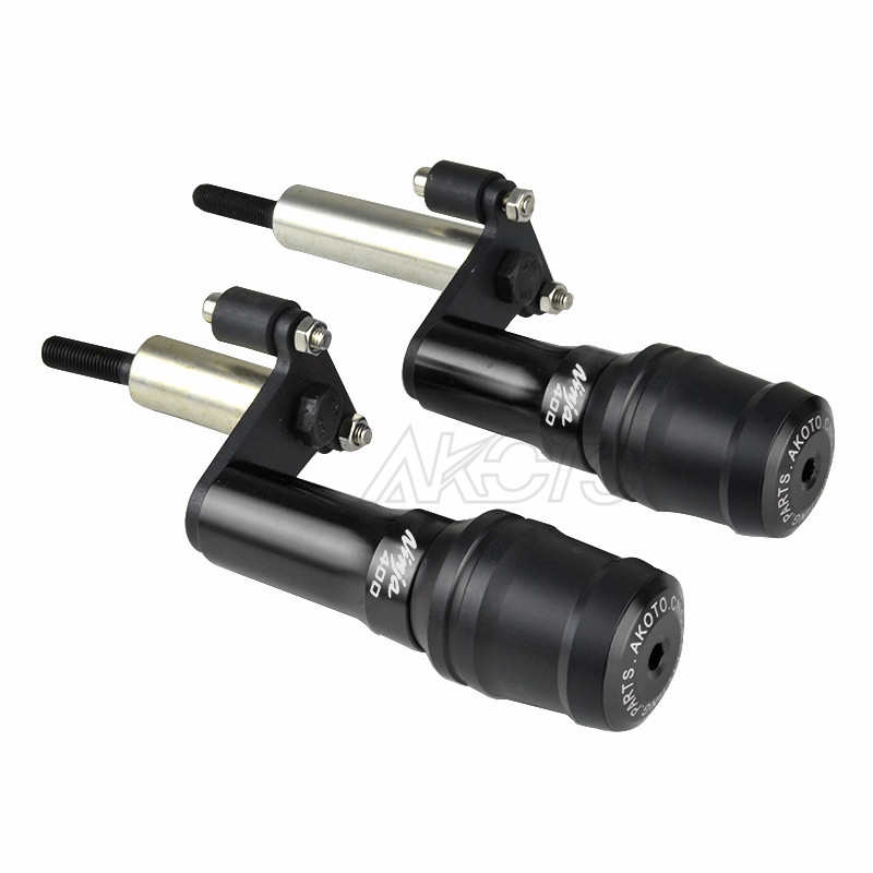 适用川崎忍者 NINJA400 Z400 18-22改装防摔球防摔胶保险杠保护球