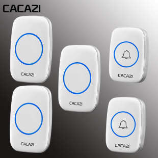 卡遥控无线佳无线家用防水二门铃拖三门铃斯触摸电子铃呼叫远距离