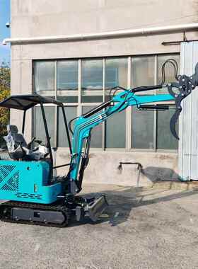 工程微小型挖掘机厂挖家果园钩机08VBT型17室破内用碎家挖土小挖