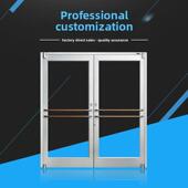 肯德基感应门自动门地板弹簧门无框门推拉门各种玻璃门铝艺术门定