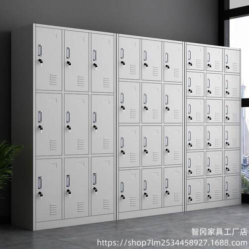 铁2354d皮多衣柜员锁工铁皮柜更衣柜工子厂宿舍换衣柜带储物柜鞋