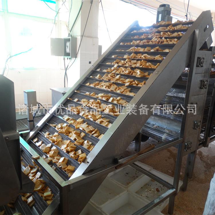 供应鱼豆腐油炸机不锈钢加工鱼豆腐设备油豆腐油炸设备