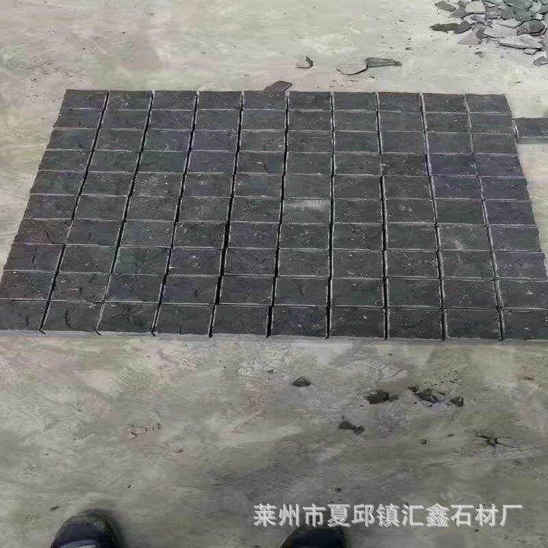 面石材花岗岩地面铺路砖室外装385饰蒙古黑色干挂光板中国黑大黑