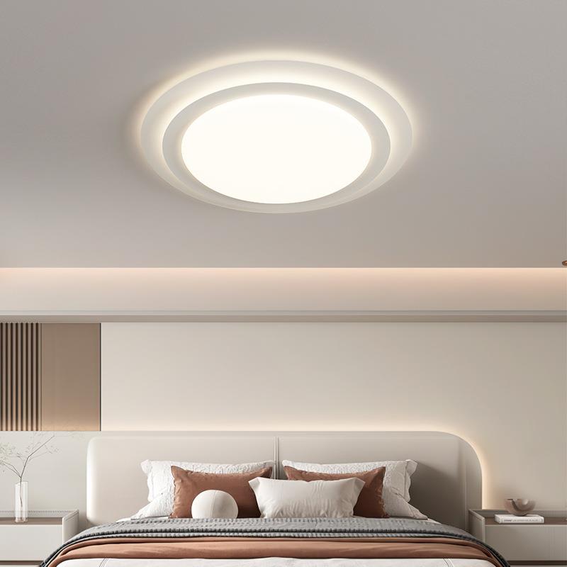 卧室灯吸顶灯现代简约房间灯全光谱护眼新款客厅灯奶油风书房灯具