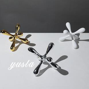 客厅茶几电视柜餐厅柜样板房间售楼部别墅摆件软装 饰品几何家居