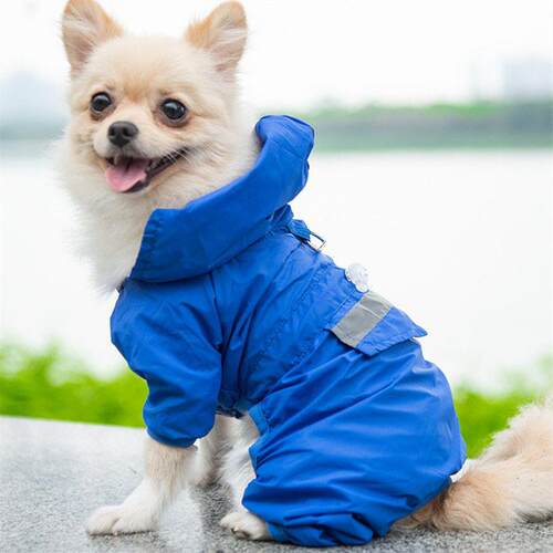 Lightweight DualLayer Dog Raincoat Universal Fit with Leash