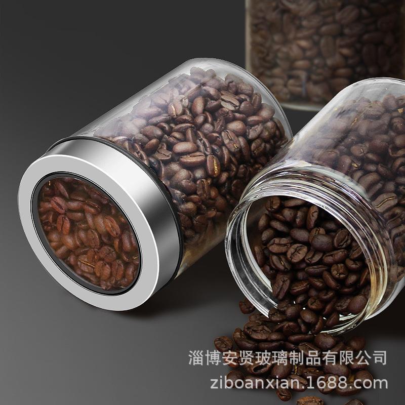 密封罐玻璃高硼藏硅耐热高温/不储钢盖储瓶物罐厨锈房收纳瓶带盖