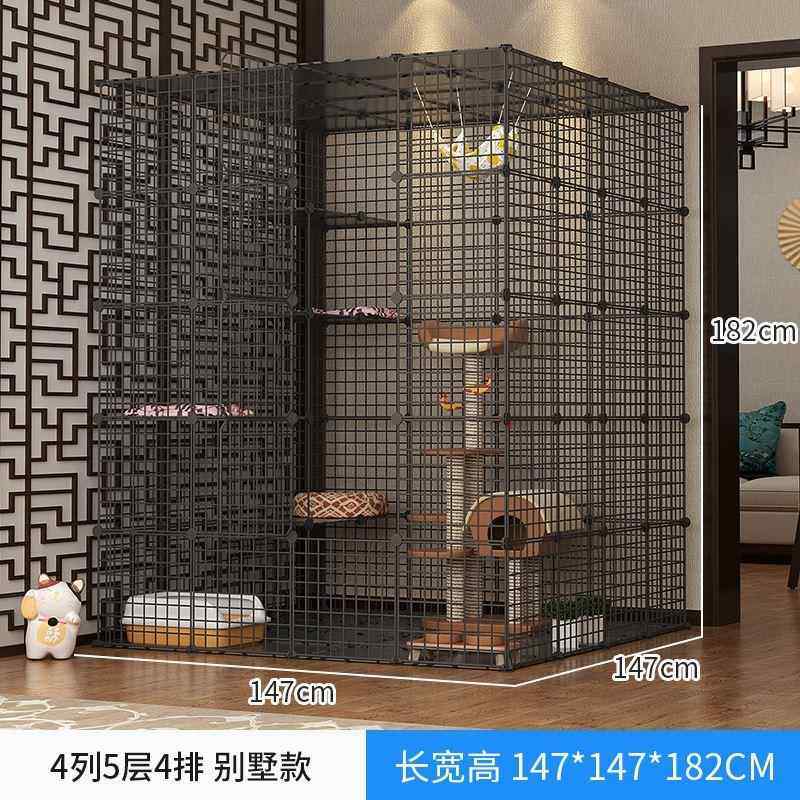 高档猫笼子家用带室内超自由空别墅猫屋猫咪猫舍宠物多层间厕所大