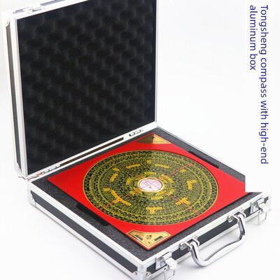 正品香港同盛8寸三合一综合28层专业风水罗盘高精度罗盘