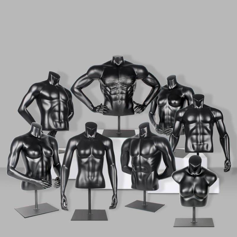 服装店模特道具男女半身女装橱窗人台衣服架子内衣人偶模特展示架