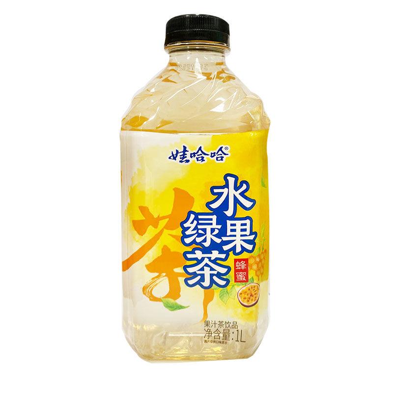 娃哈哈蜂蜜柚子茶1Lx12瓶满盒红茶乌龙茶味饮料夏季饮料