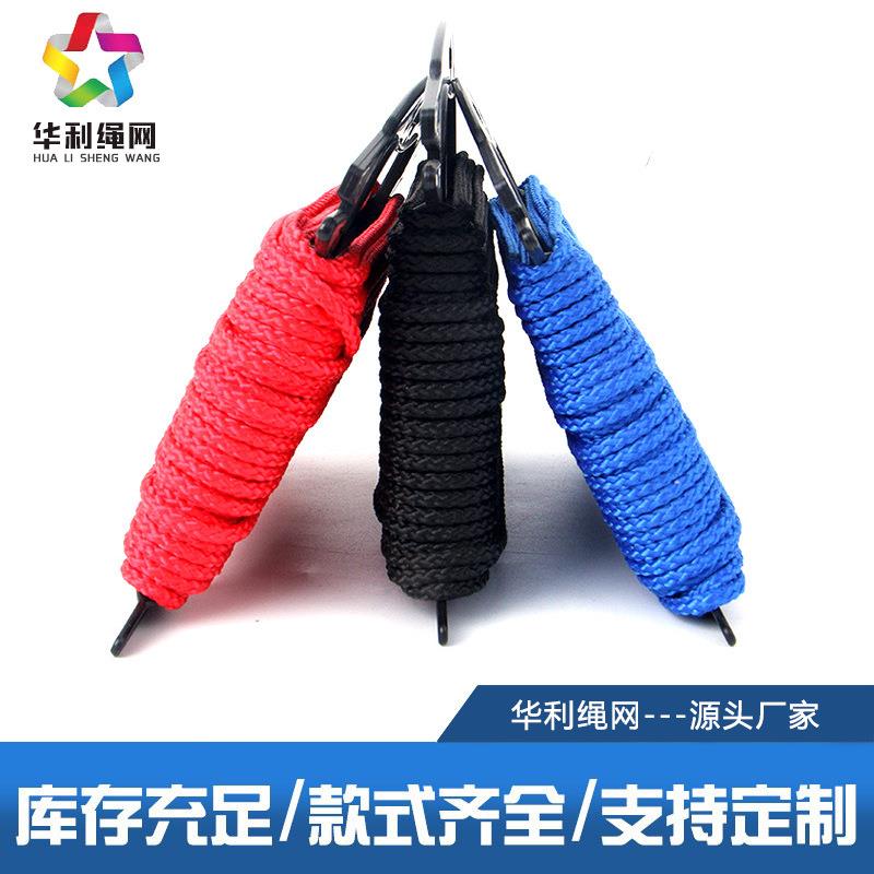 厂家编货织绳涤纶8股编织绳多现种规格结编构紧凑02涤纶8股织绳