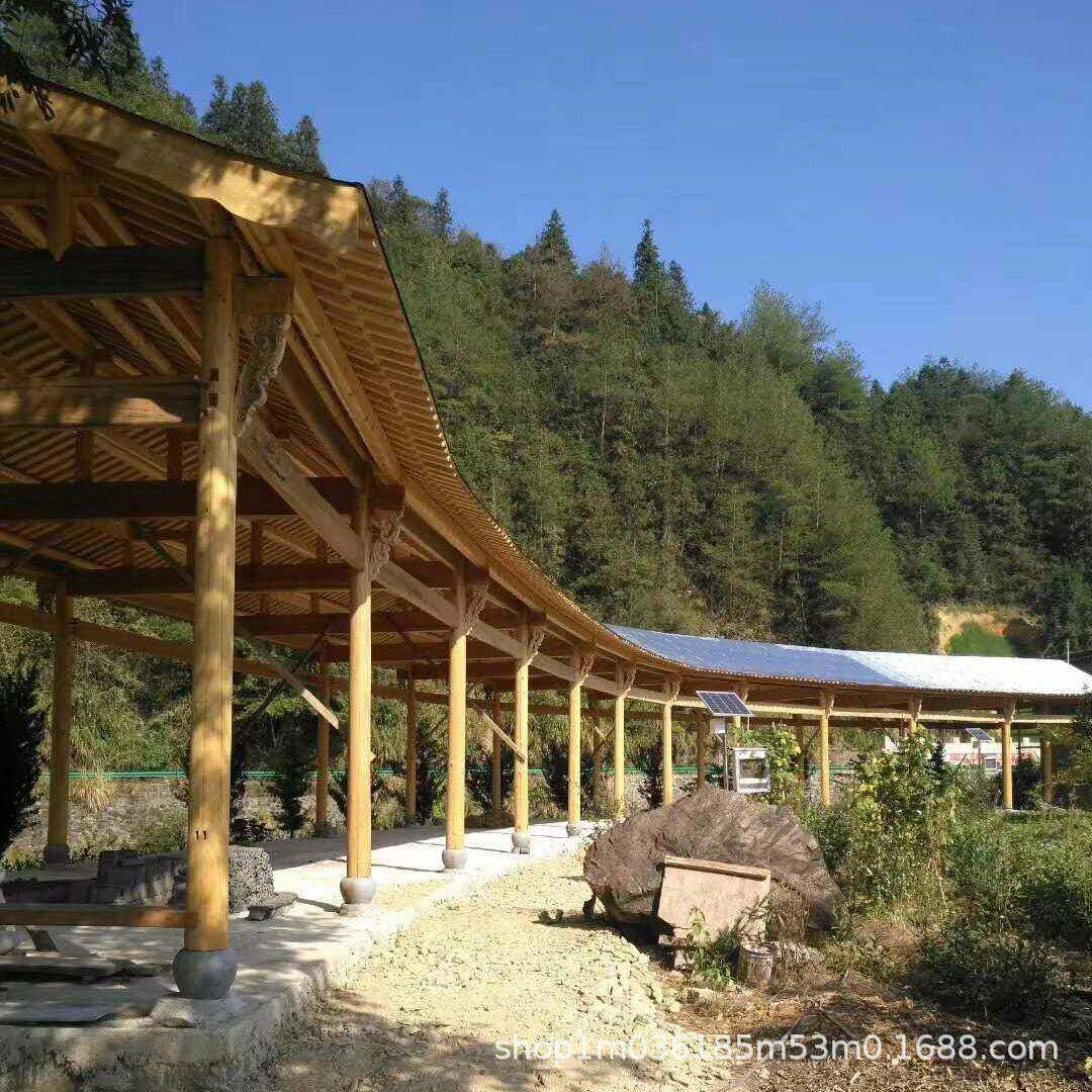木质咨询松圆古建柱子料樟子松防腐腐木地板南方木松防木材柱防腐