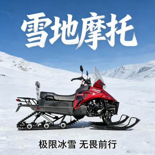 厂家ATV雪地摩托车300CC电喷滑雪车场所地雪地沙滩车成人汽油款