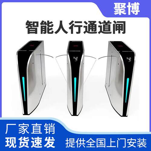 幼儿园小区门尖角翼闸工地实名制闸机三辊闸摆闸人行通道闸