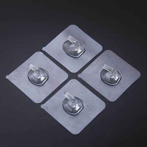 Transparent Adhesive Hooks, Traceless Door Back Adhesive Hoo