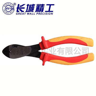 江西南昌D绝缘大头斜嘴钳口钳双色无品牌/9VE7寸斜21317