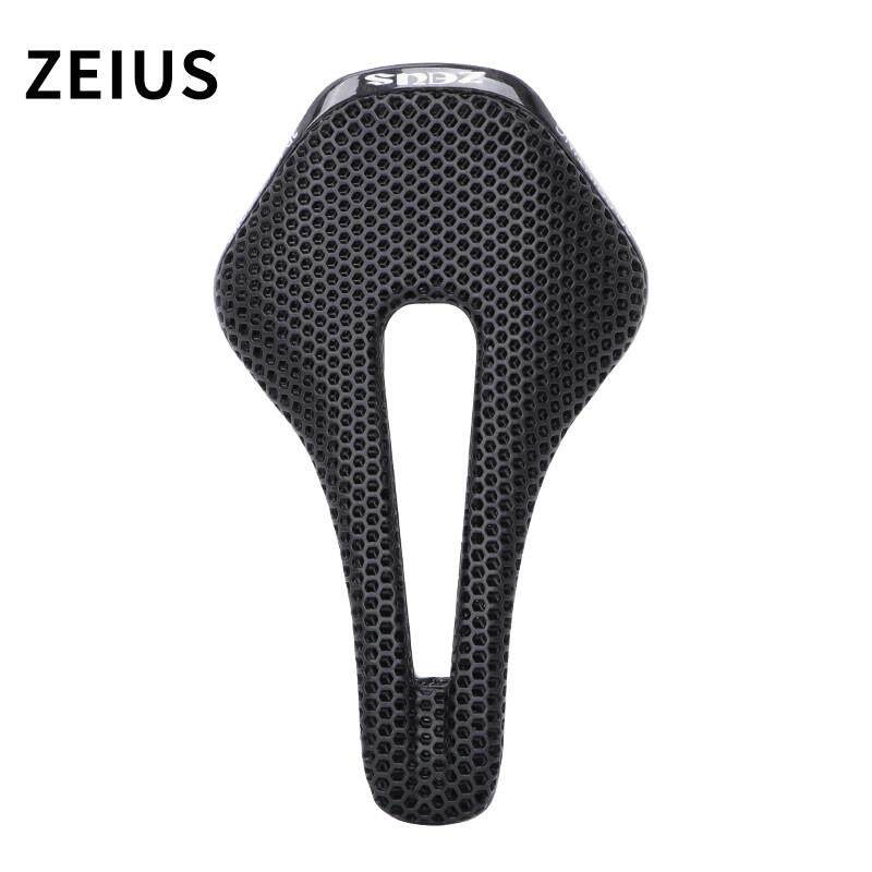 ZEIUS公路自行车3D打印坐垫山地车中空座包双碳轨骑行装备鞍座垫