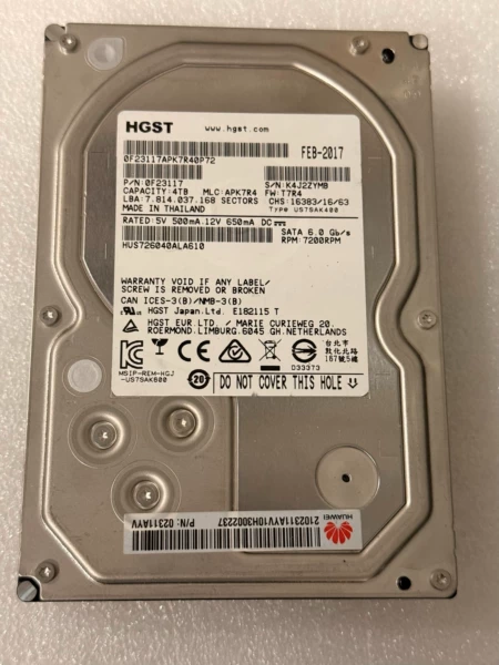 HGST HUS726040ALA610 4TB 3.5-inch Enterprise HDD