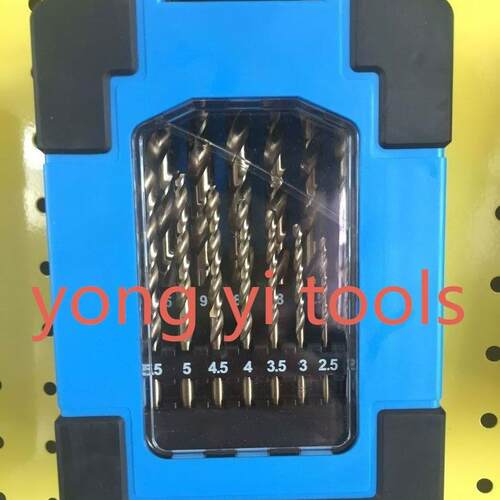 25PC（1-13）*0.5高速钢M35全磨麻花钻玫瑰盒套装