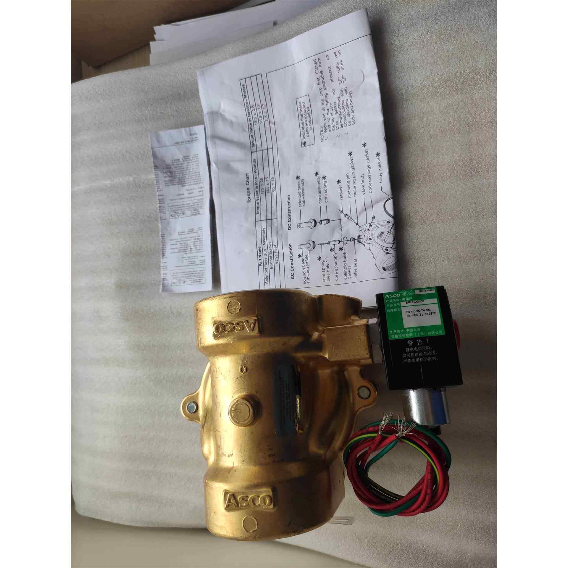 原装ASCO电磁阀美国ASCO电磁阀EF8210G100脉冲耐压高压