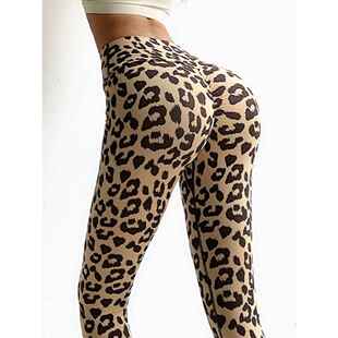 bottom printed waisted 女 yoga pants印花收腹瑜伽裤 tight High