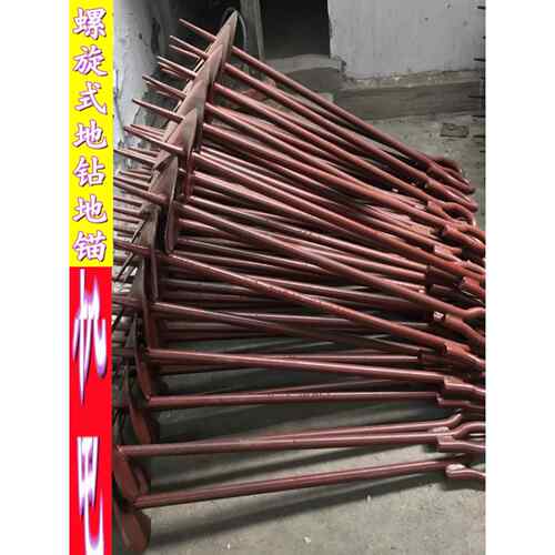 电力手动地锚钻， 紧固地锚钻螺旋地锚钻旋转地锚钻2T3T5吨1.2米