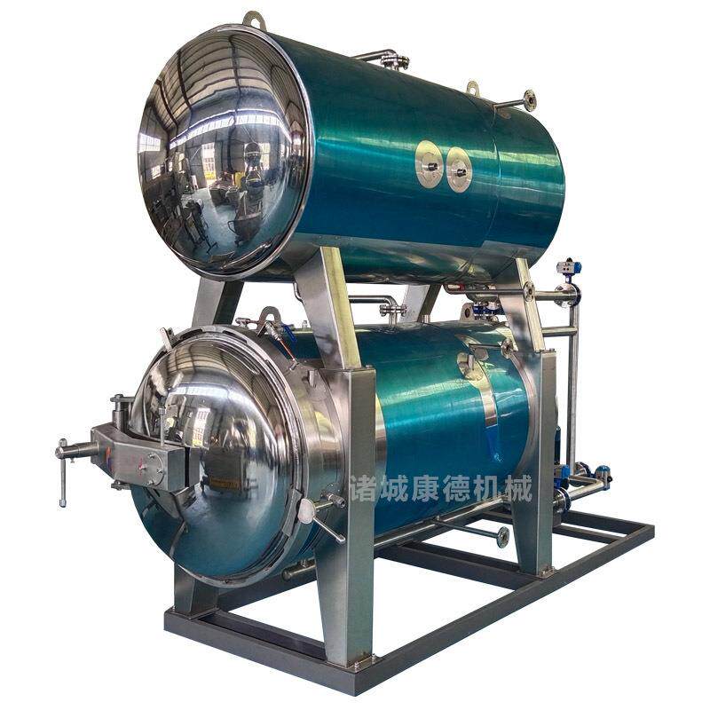 电脑全自动双层水浴牛肉杀菌锅猪肉高温杀菌锅高压卤鸡翅杀菌锅