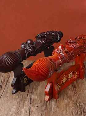 黑书檀木雕刻文昌笔摆件花梨木质QRM大式笔进中家居房装饰工艺品