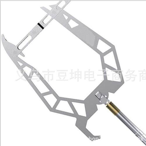 新款码头挂钩伸缩穿线器易行长距离螺纹船钩船用工具 单个头