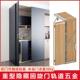 重型回旋门轨道衣橱电视柜插入式 隐藏口袋推拉蝴蝶门滑轨五金配件