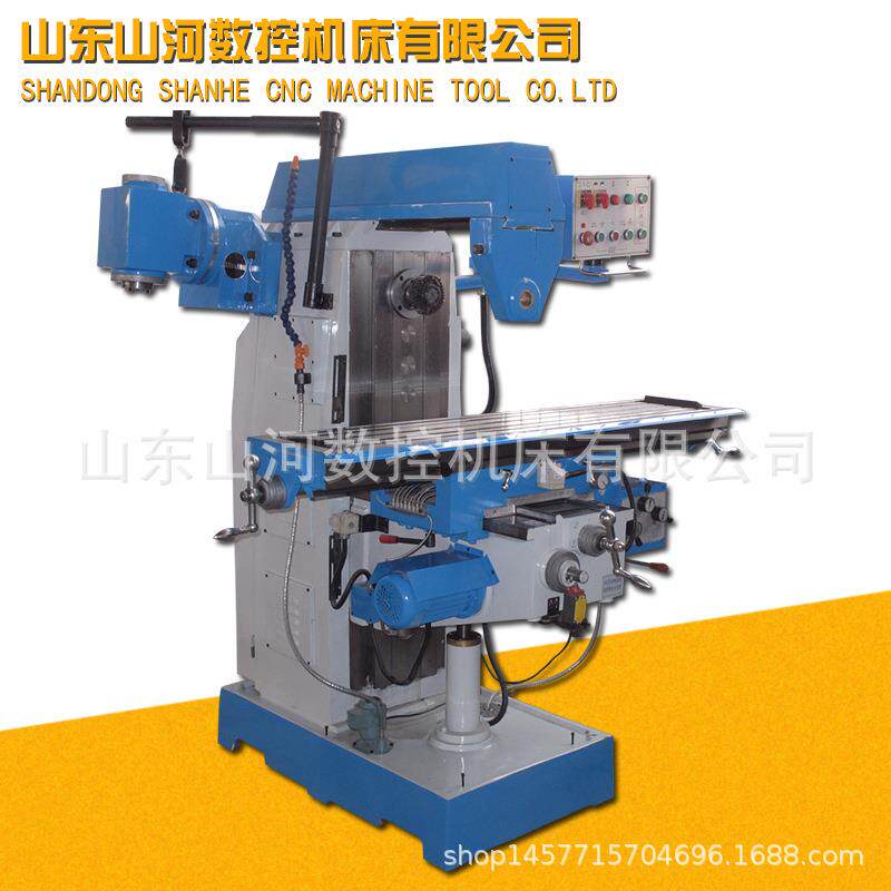 供应X6032立卧两用升降台铣床齿轮传动带立铣头可加装数显数控