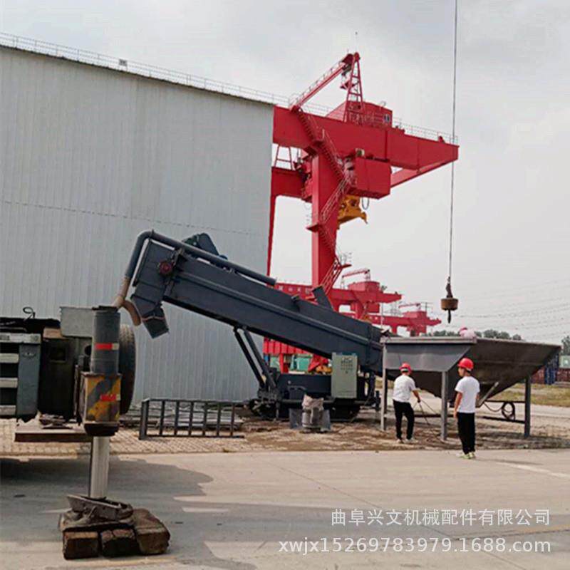 福建水泥粉集装箱自动装车输送机大型移动式卸灰机矿粉无尘装车机