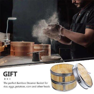 Food Steamer for Cooking Long Bao Pot Baskets Chinese Style