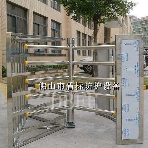手动单项半高梳状门 出口防止逆单向通道挡臂栅栏滚闸 成品单向门