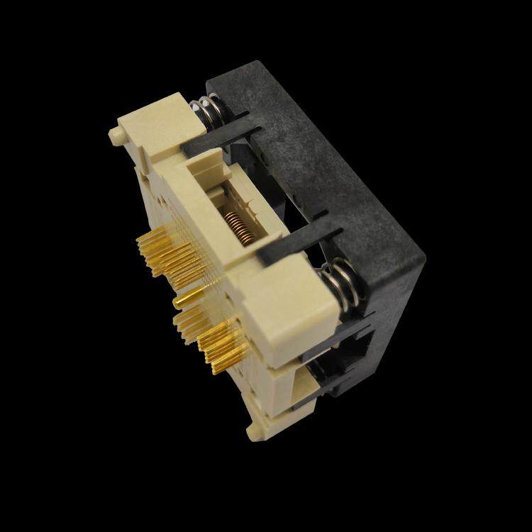 QFN48 测试座 老化座 0.35脚间距 5×5 IC焊接座 镀金 原厂原装