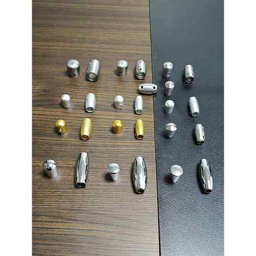 钢木楼梯扶手配件塑料不锈钢铝镁拉丝头盖插头万向直接头连接器
