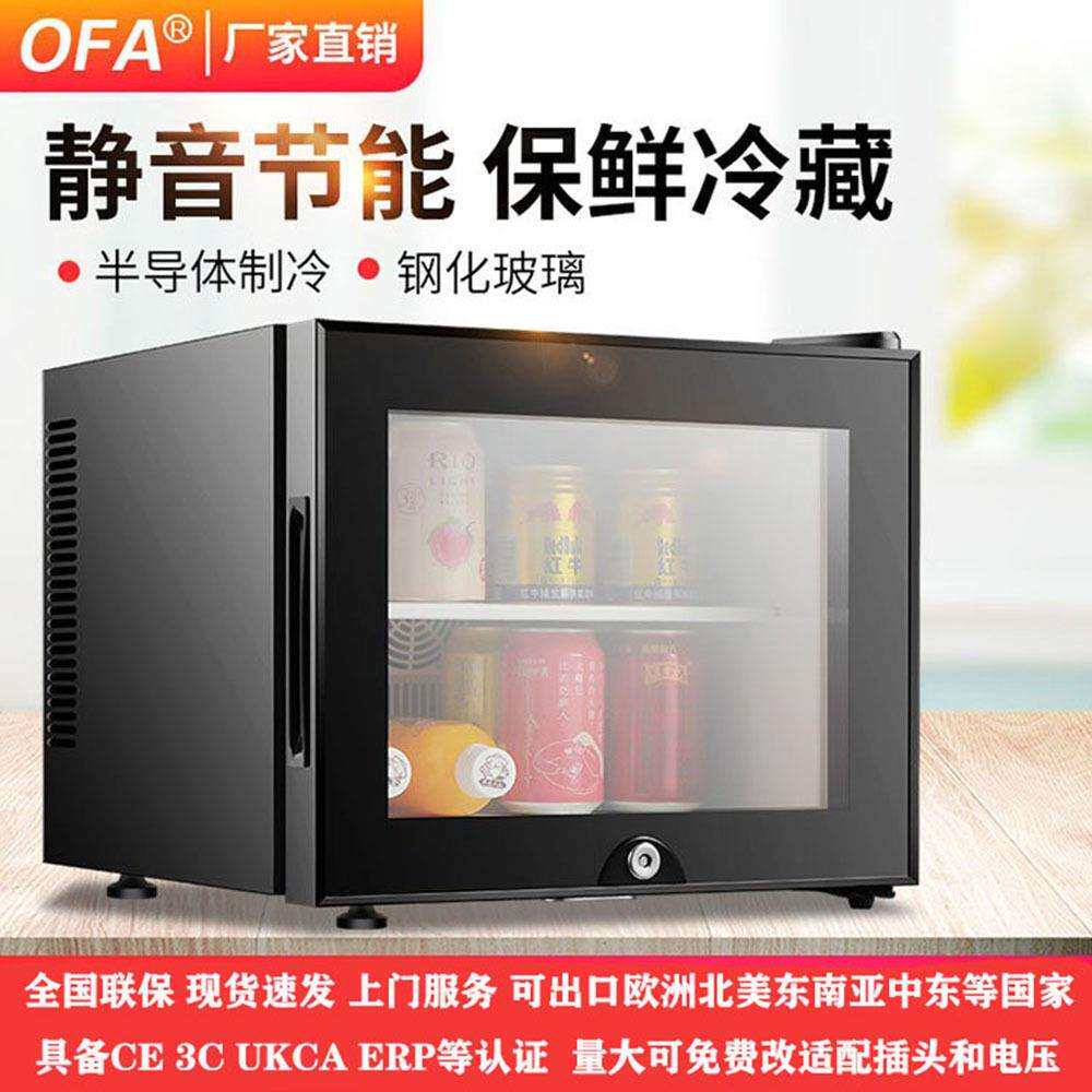 饮料保鲜冰箱 冷藏迷你小冰箱 静音酒店客房小冰箱冰柜家用电器