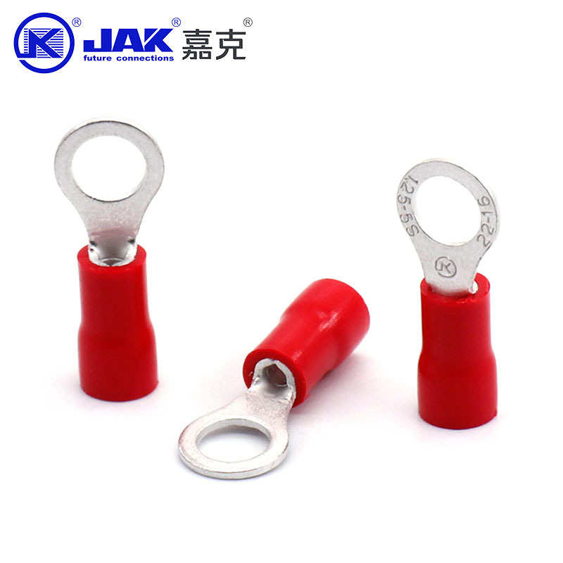 rv1 -紫铜端头冷地线m5接线 25铜绝缘端子鼻子端子压5s.圆形护套