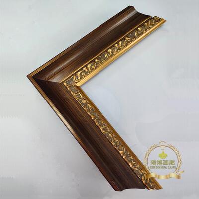 欧式油画框外框装裱30X40X50X60X70实木框镜框线条任意尺寸定制