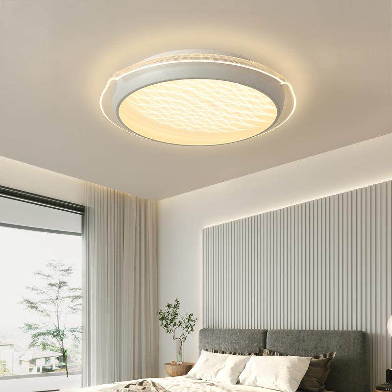 卧室吸顶灯现代简约奶油风温馨时尚极简风书房儿童房间全光谱灯具