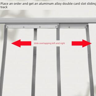 采购产品皮革门帘，防风空调门帘，铝合金双卡槽滑轨，隔断门帘，