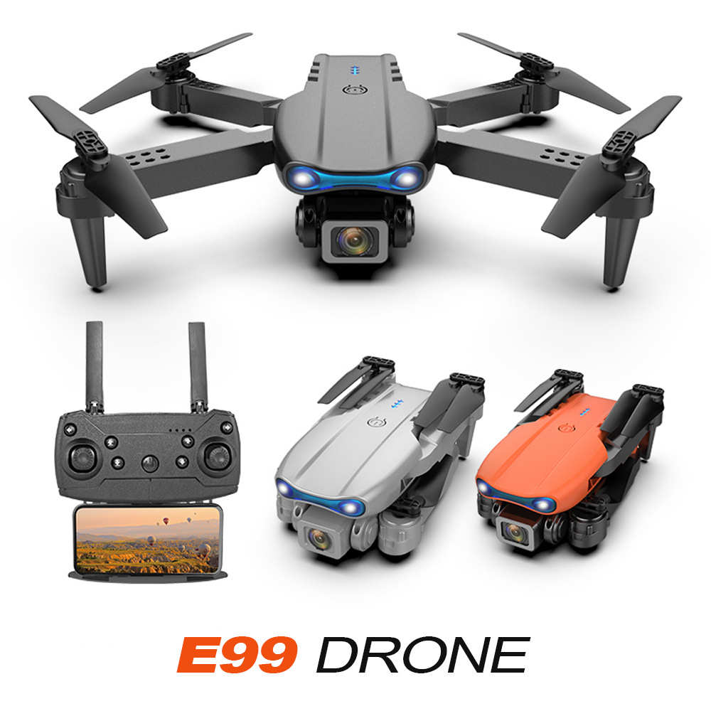 跨境E99pro无人机4k高清航拍双摄像四轴飞行器三面避障遥控飞机K3