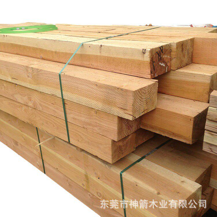 木方料厂家直供白松铁杉花旗松建筑木方规格全适用于各类工程