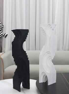 现简约树枝状木纹房树脂1089件摆客厅书玄关酒店样板房软代装家居