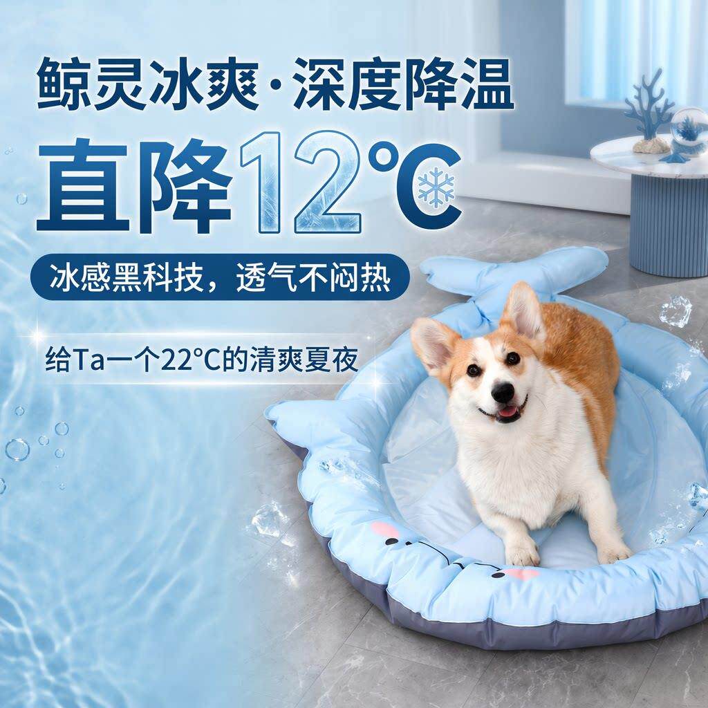 狗窝夏日冰垫新式农村户外小型宠物比熊泰迪冰窝凉垫降温神器凉席